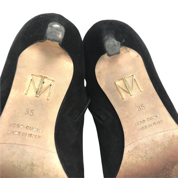 $895 TAMARA MELLON Jimmy Choo Astrid Star 3" Heel Ankle Boots 5 Suede Booties - Picture 10 of 10